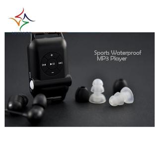 [luxiang.vn] Mp3 dành cho máy nghe nhạc MP3 chống nước bơi có tai nghe FM Mp3 để lướt sóng Loại đeo tai nghe Clip Mp3 Player