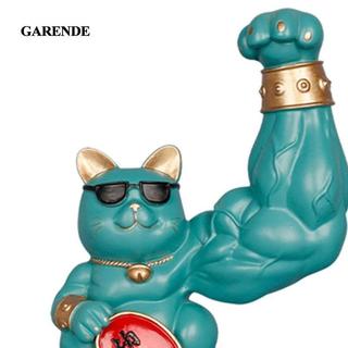 Garende Trung Quốc Cơ Cánh Tay Mèo May Mắn Bức Tượng Chúc May Mắn Giàu Có Xoay Cánh Tay Khổng Lồ Tiền Mèo Tượng Điêu Khắc Để Trang Trí Ô Tô