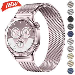 Dây đeo kim loại từ tính 18mm 20mm 22mm cho Huawei Watch GT6 / 5 / 4 GT6 Pro / GT5 Pro 46mm 41mm vòng đeo tay