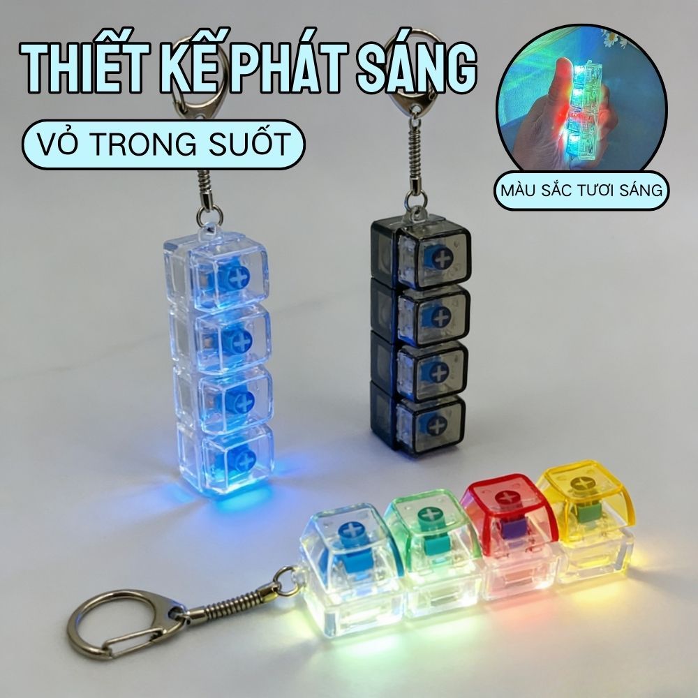 Đồ chơi giảm căng thẳng bằng bàn phím dành cho người lớn, bàn phím cơ cầm tay giúp giảm lo âu và căng thẳng.