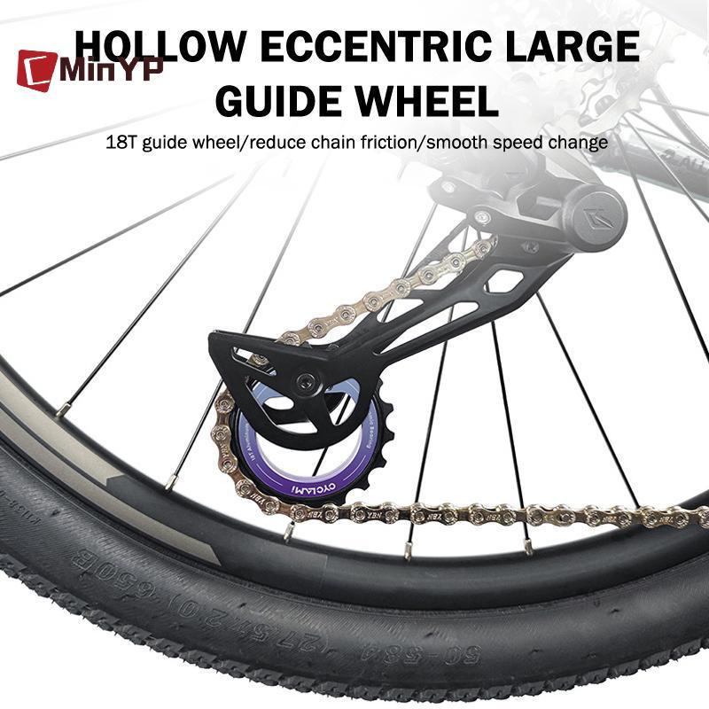 Bánh xe ròng rọc Derailleur 18T phía sau cho xe đạp - Thiết kế rỗng, vòng bi hiệu suất cao, chuyển số mượt mà