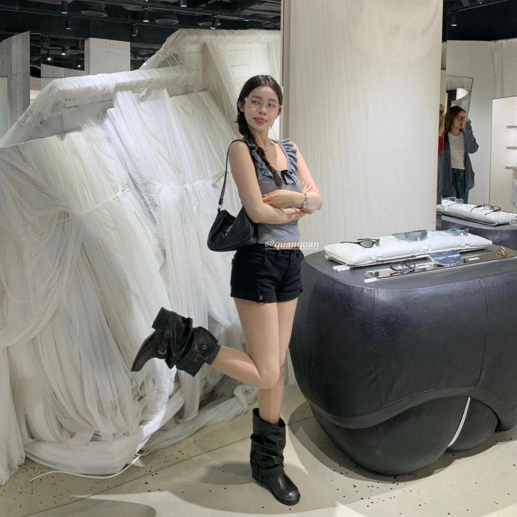 Áo vest sọc cổ điển kiểu Pháp, dáng slimfit, không tay - Phù hợp cho mùa hè