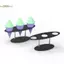 TRTR Acrylic Kem Display Ra Sushi Roll Display Stand DIY Ice Cream Cone Holder VN