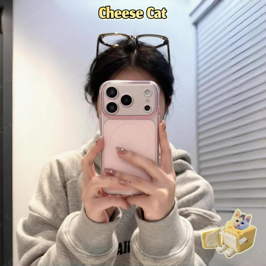 Tản nhiệt siêu mỏng vào mùa hè Ốp điện thoại TPU màu hồng 17 Pro Max cho iPhone 14 15 16 13 12 11 Pro Max Vỏ iPhone mờ