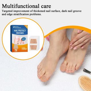 Nail Renewal Patches 72 Pieces Fingernail Patches Professional Toenail Wrap for Fingernail Restoration Pedicure wsdvn