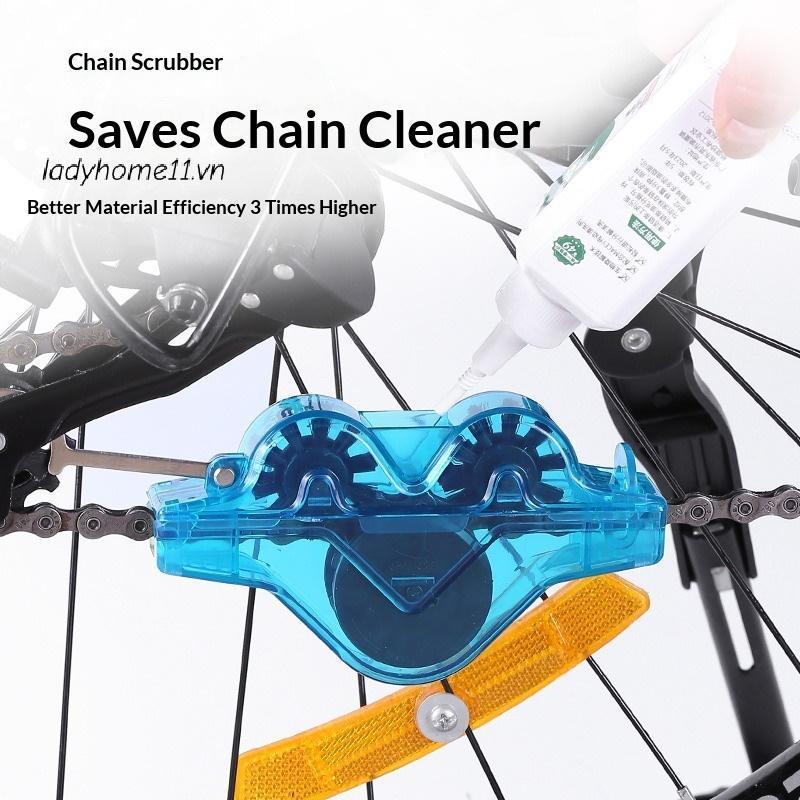 Lady Chain Cleaner Bộ dụng cụ vệ sinh xích xe đạp bàn chải rửa bảo vệ dầu xích xe đạp leo núi phụ kiện