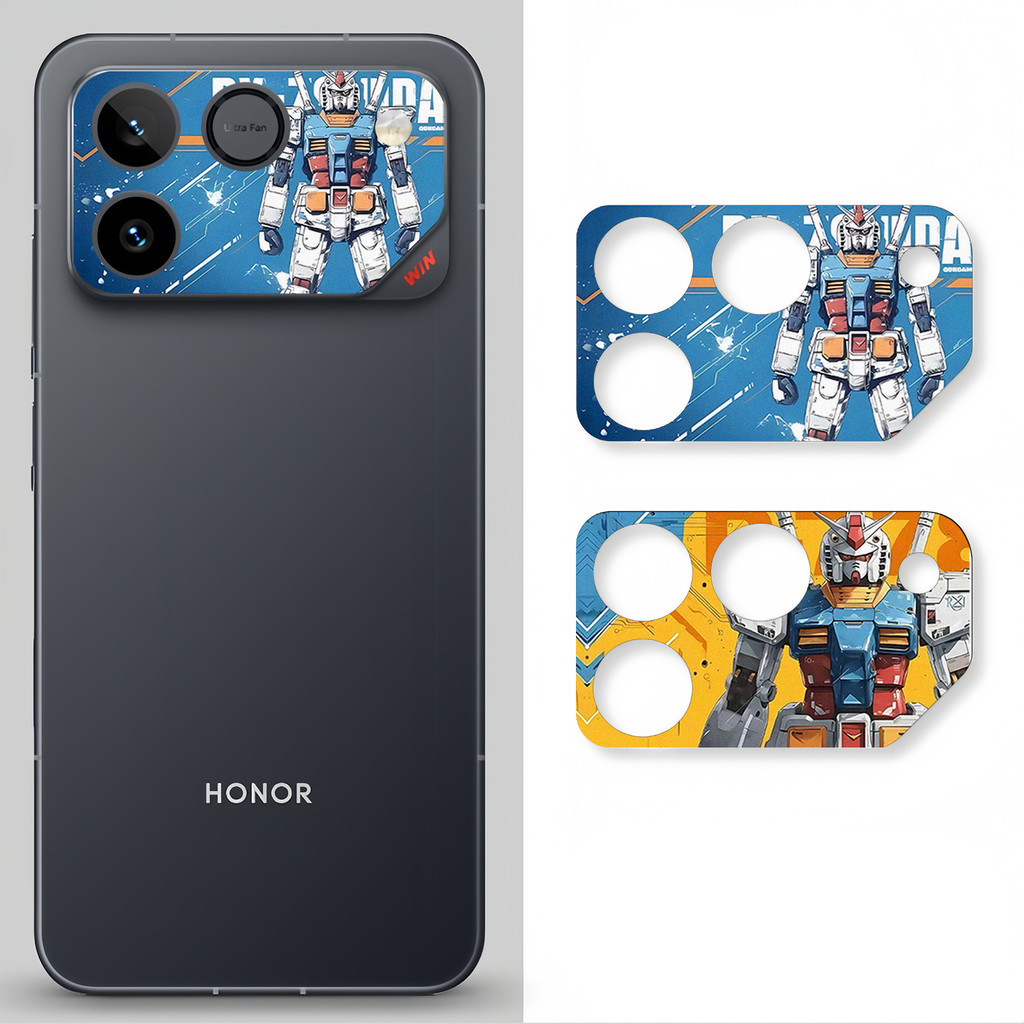 [2 chiếc] Phim dán giấy máy ảnh mềm in hình "Mobile the Suit" thời trang dành cho Honor Win / WIN RT / Micro Frosted / Chống trầy xước Bảo vệ camera