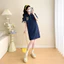 Váy bà bầu mùa hè Áo Cardigan thời trang có ve áo