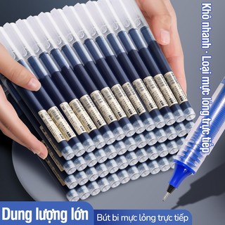Bút Gel Mực Xanh 0.5mm – Set 30 Cây Viết Mượt Êm Tay, Mực Đậm Nhanh Khô, Dụng Cụ Học Tập Cho Học Sinh