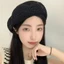 Mũ nồi thoáng khí màu trơn theo xu hướng Y2K vintage, phù hợp mùa xuân - hè với style Hàn Quốc