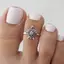 Nhẫn chân có thể điều chỉnh, thiết kế boho bãi biển dành cho nữ - phụ kiện thời trang