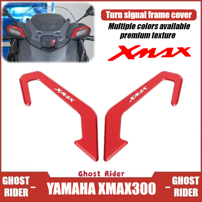 Dành Cho Xe Yamaha XMAX 300 2025 Mặt Trước Đèn Tín Hiệu Nắp CNC Khung Trang Trí Bảo Vệ