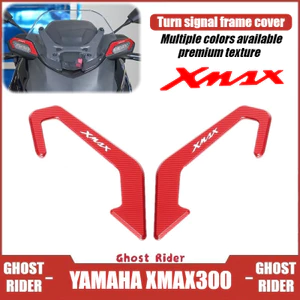 Dành Cho Xe Yamaha XMAX 300 2025 Mặt Trước Đèn Tín Hiệu Nắp CNC Khung Trang Trí Bảo Vệ