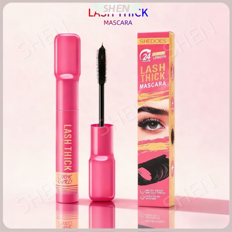SHEDOES Dài Chải Tạo Kiểu Uốn Chống Thấm Nước Chống Mồ Hôi Mascara Chống lem