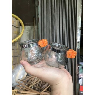 1 Cái cóng thuỷ tinh Cóng giác quai liền tai hổ cóng lồng chim chào mào, chích choè,hoạ mi,cu gáy