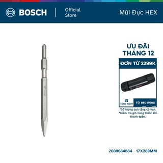 Mũi đục nhọn Bosch HEX 17x280mm
