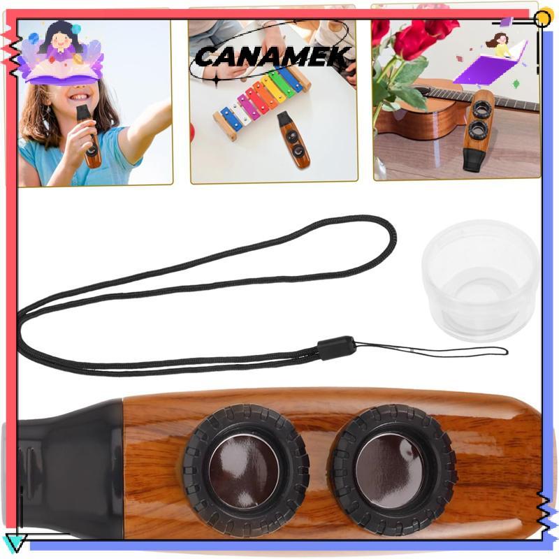 CANAMEK Nhạc cụ Kazoo hai lỗ, Thực hành thiết kế hạt nhẹ Kazoo cho đàn Guitar Ukulele Apaniment CSF