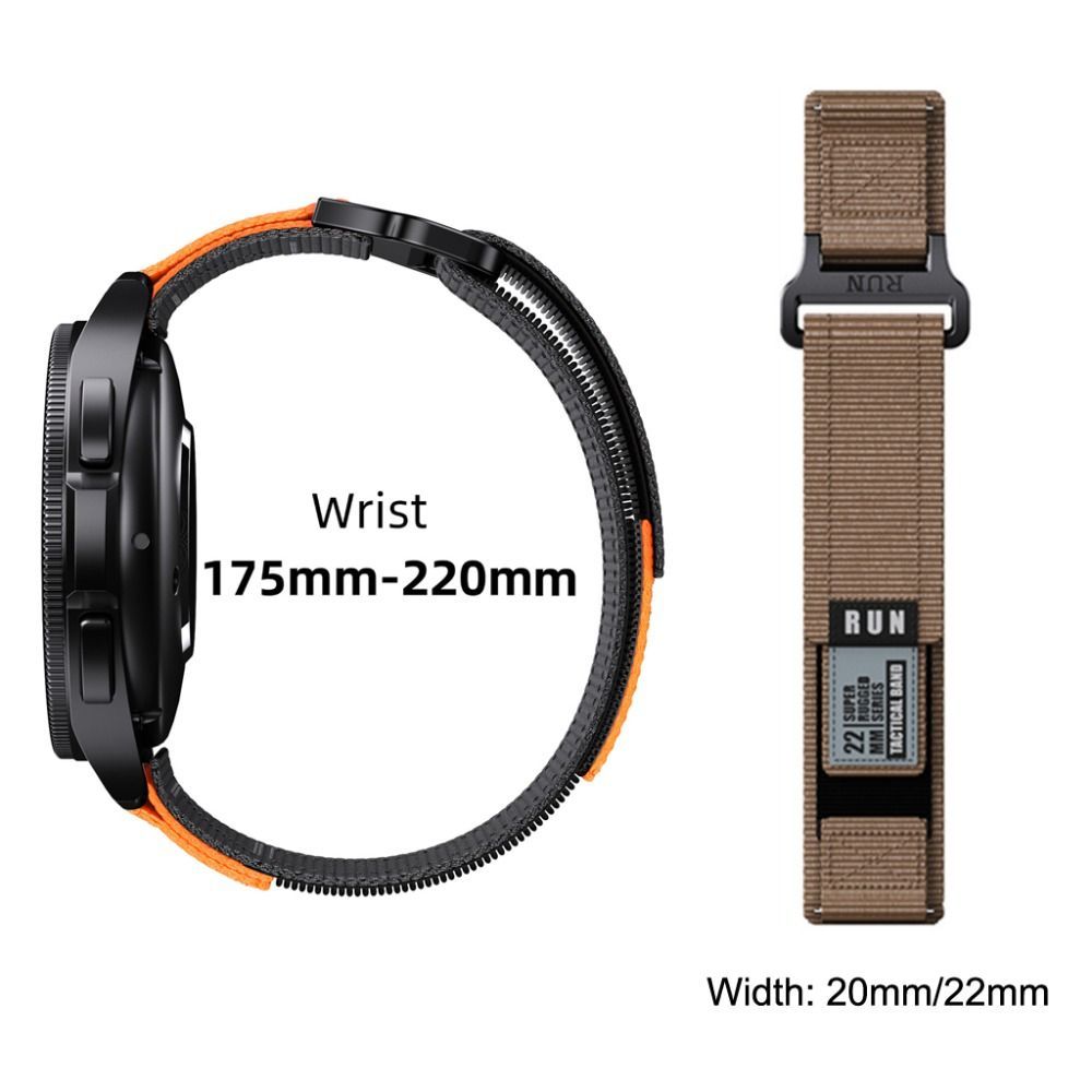 Dây đeo KEYRA Easy Fit, Dây đeo cổ tay Nylon 20 22mm, Dây đeo đa năng phong cách thể thao thực tế cho Forerunner / Active / Vivoactive 4 / Huawei Watch / Watch