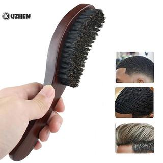 KUZHEN Tay Cầm Gỗ Boar Lông Bàn Chải Làm Sạch Làm Tóc Nam Râu Bàn Chải Chống Tĩnh Điện Cắt Tóc Tạo Kiểu Tóc Dụng Cụ Cạo Râu HOT