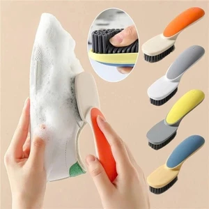 COMBO 3 Bàn Chải Chà Giày Mini Đa Năng Tay Cầm Dài Nhiều Màu Tiết Kiệm Thời Gian Làm Sạch Giày Dép Túi Xách Balo
