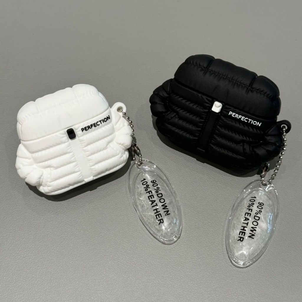 Chèn Túi Xuống Áo Khoác Tai Nghe Thích Hợp Cho AirPods pro3 Vỏ Bảo Vệ Ngộ nghĩnh Thích Hợp Cho AirPods Thế Hệ Thứ 4 Vỏ Tai Nghe Bluetooth Chống Sốc Thế Hệ 3 Chống