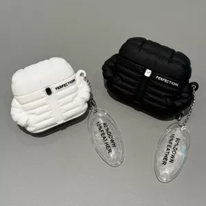 Chèn Túi Xuống Áo Khoác Tai Nghe Thích Hợp Cho AirPods pro3 Vỏ Bảo Vệ Ngộ nghĩnh Thích Hợp Cho AirPods Thế Hệ Thứ 4 Vỏ Tai Nghe Bluetooth Chống Sốc Thế Hệ 3 Chống
