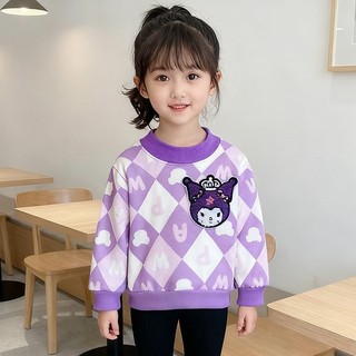 ÁO Sweatshirt DàI Tay KiểU HàN MớI Cho Bé GáI 4 10T Phong CáCh NgọT NgàO áO Thun