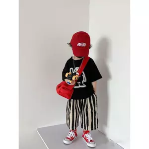 phong Kanak em dễ thích ngắn mùa phối đồ áo Western Budak perempuan thích hợp baju Kanak