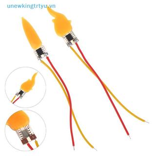 Unewtyu 2 / 5 / 10 Bóng Đèn Ngọn Lửa 2200K Diode Ngọn Lửa LED Dây Tóc 3V LED Hiệu Ứng Ngọn Lửa Bóng Đèn Cho Năm Mới Trang Trí Tiệc Giáng Sinh VN