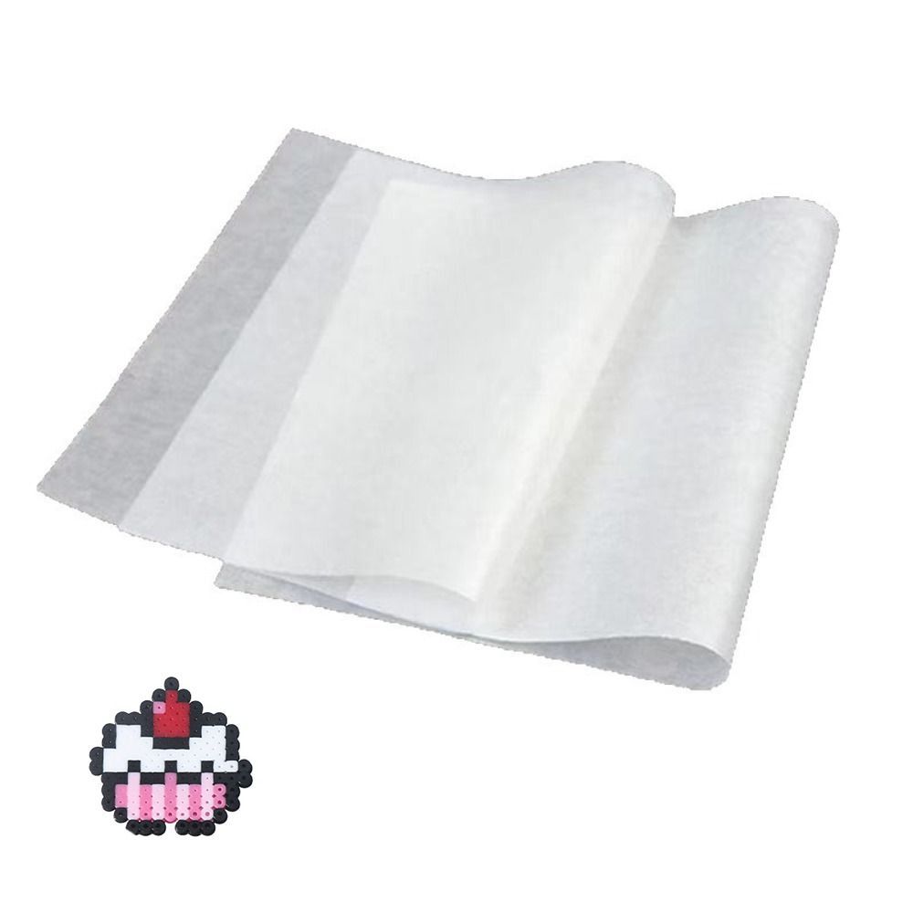 MINIMALY 50 / 100 CÁI DIY Puzzle Bean Giấy ủi đặc biệt, Thảm sắt thủ công Giấy nướng hạt Perler, Phụ kiện đồ chơi Máy hỗ trợ ủi Tấm ủi nâng cao có thể tái sử dụng