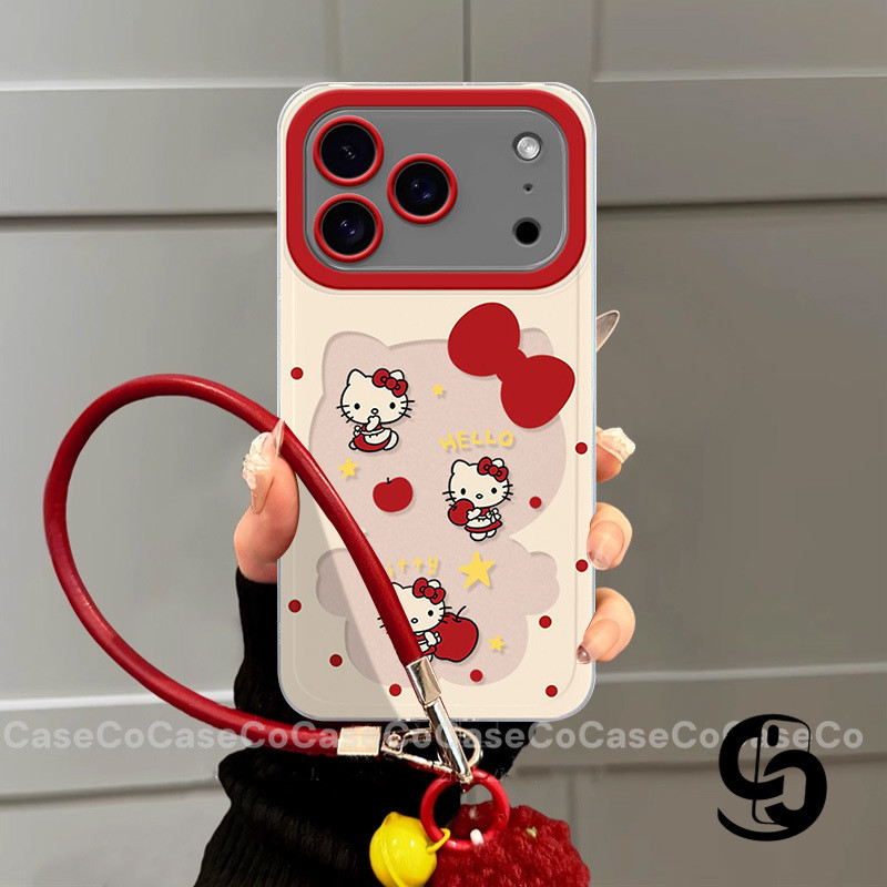 Áp dụng cho Oppo A6 A5 Pro A16 A5X A3X A3S A38 A79 A15 A1K A74 A78 A58 Reno 5 12F 13 14 Ốp điện thoại Hello Kitty dễ thư