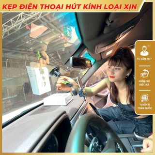 Giá đỡ điện thoại KIM LOẠI CHẮC CHẮN HÚT CHÂN KHÔNG cho ô tô