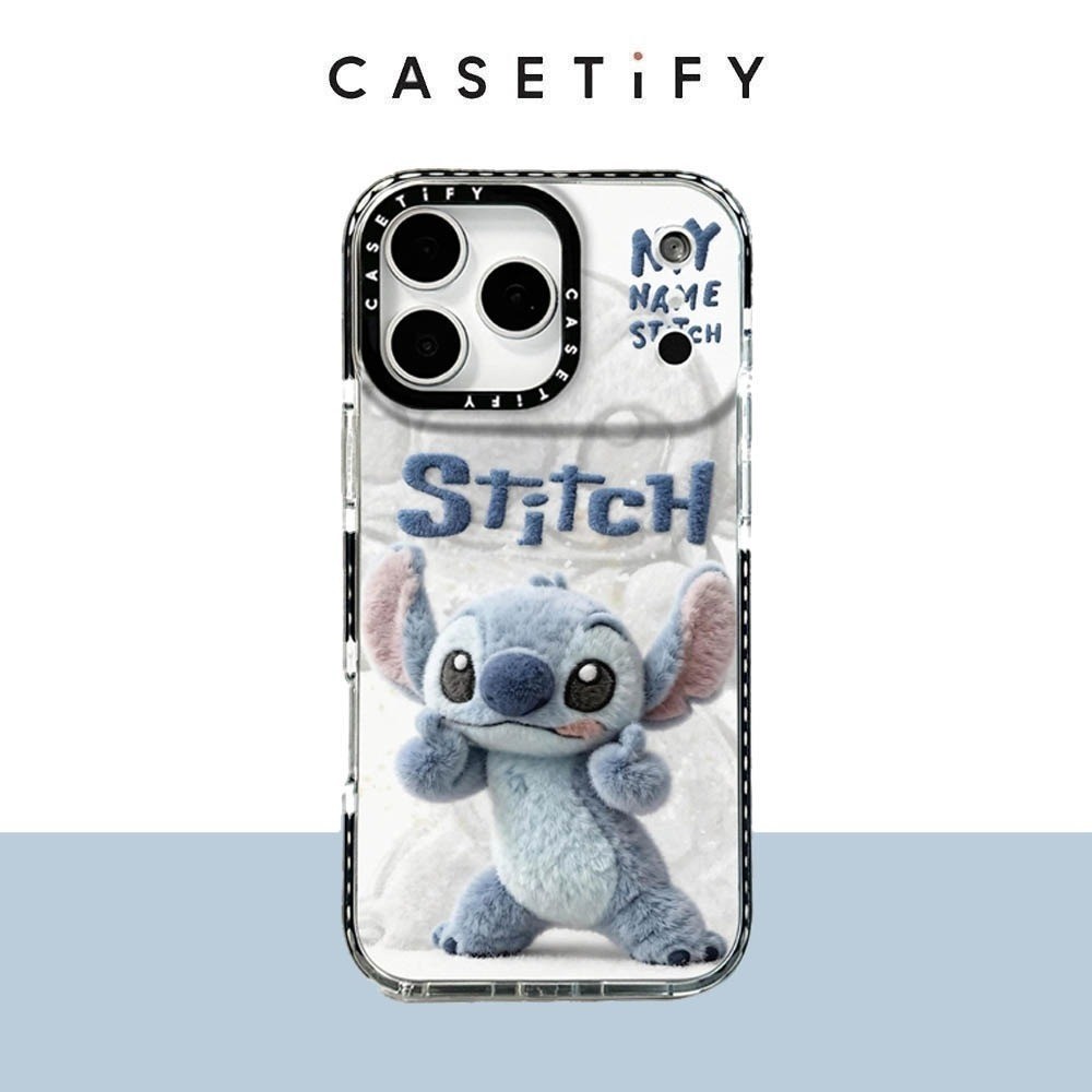 Ốp điện thoại mềm hình con rối Stitch sang trọng hình ảnh cho iPhone 17 Pro Max 16 Plus 15 14 13 12 11 Vỏ bảo vệ chống sốc