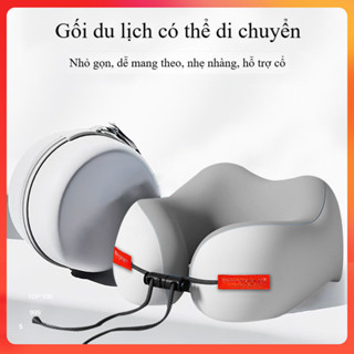 có thể xếp gọn Gối kê cổ chữ U cao su non giúp giảm đau mỏi cổ cho dân văn phòng du lịch đi ô tô máy bay  thoải mái
