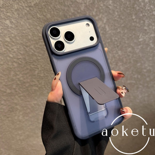 Skin feel one line gấp chân đế điện thoại màu cam từ tính phù hợp cho iPhone 11 12 13 14 15 16 17 Pro max bao gồm tất cả vỏ chống rơi mờ nửa ngày