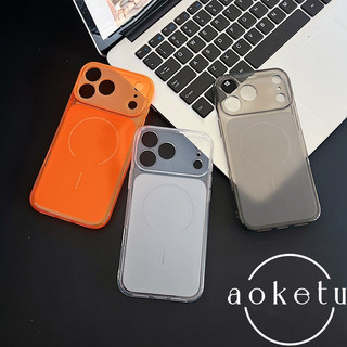 Ốp điện thoại bán trong suốt mờ TPU cửa sổ mở rộng tức thì phù hợp cho iPhone 11 12 13 14 15 16 17 Pro max tản nhiệt siêu mỏng và vỏ chống rơi