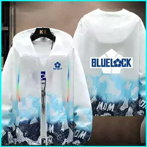Áo khoác cosplay GN Blue Lock với mũ trùm đầu chống nắng UPF 50