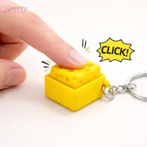 HFSHY Bàn Phím Phô Mai Fidget Móc Khóa Nút Đồ Chơi Giảm Căng Thẳng Cảm Giác Tiện Ích Cho Trẻ Em Học Tập Và Văn Phòng Làm Việc VN