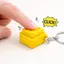 HFSHY Bàn Phím Phô Mai Fidget Móc Khóa Nút Đồ Chơi Giảm Căng Thẳng Cảm Giác Tiện Ích Cho Trẻ Em Học Tập Và Văn Phòng Làm Việc VN