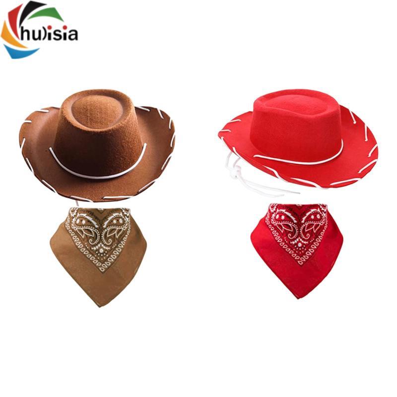 Mũ cao bồi và mũ Bandana cho trẻ em để biểu diễn sân khấu Cosplay Carnival