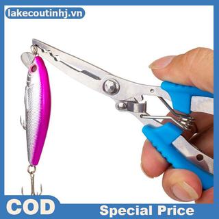 Kìm câu cá miệng cong LU - Thép không gỉ, kéo dây cá ngựa và kìm đường đa chức năng