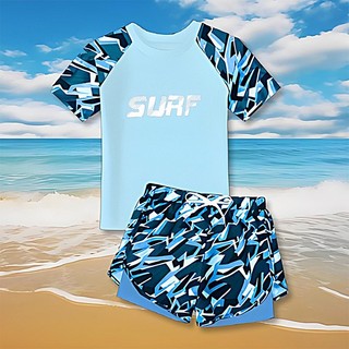 Bộ đồ BơI Bé Trai MớI Hè Polyester Nhanh Khô ThoáNg Khí QuầN Short đồ BơI Bé GáI