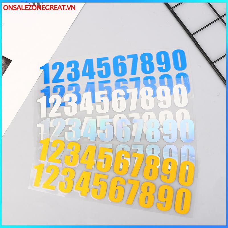 Ons Xe Phát Sáng Số Stier Dạ Quang Chữ Số Stiers Xe Tạm Thời Paking Điện Thoại Hộp Thư Thẻ Ngăn Kéo Dấu Hiệu Cửa Khách Sạn Mảng Bám Nhãn Tại