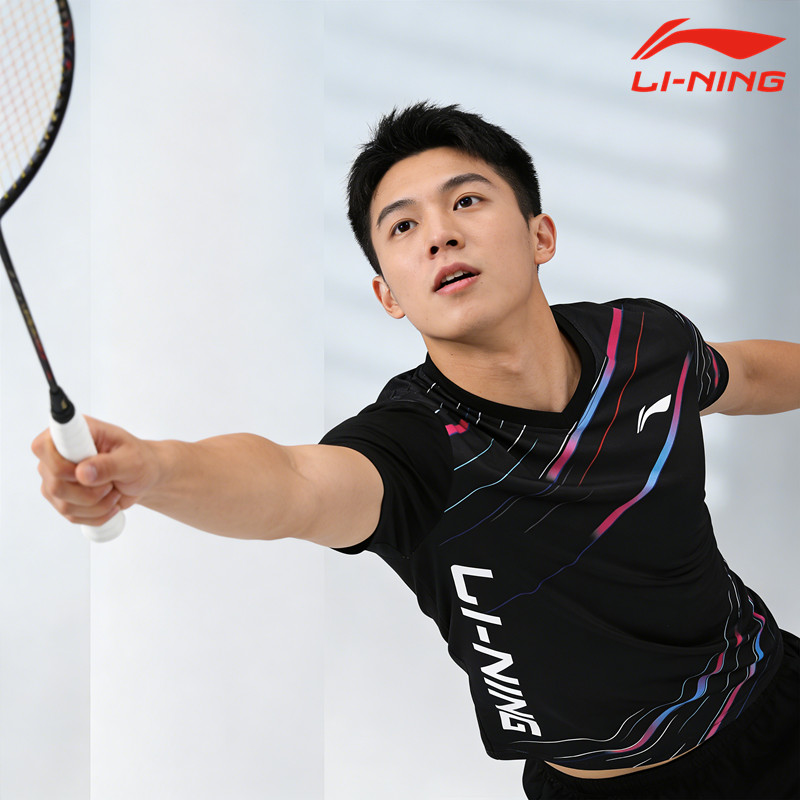 Áo thể thao khô nhanh Li Ning cho cả nam và nữ, phù hợp chơi cầu lông và tập luyện