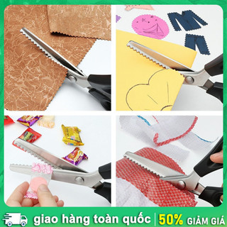 Kéo cắt vải viền sóng chất lượng cao Kéo cắt vải،Lưỡi răng cưa / Răng cưa،hình răng cưa, lượn sóng