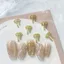 FAVORITEGOODS 20 Chiếc Móng Tay Nghệ Thuật Trang Trí, Kim Loại Ren Nơ Móng Tay Nghệ Thuật Quyến Rũ, Thời Trang Phong Cách Pháp Thanh Lịch Ngọt Ngào Móng Tay Trang Trí Làm Móng Tay