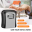 Hộp Chìa Khóa Trang Trí Nhiều Màu Tùy Chọn Full-Plastic Kỹ Thuật Phong Cách Mắt Mèo Cải Tiến Nhà Công Ty Xây Dựng Công Trường Arc Key Hộp Mật Khẩu