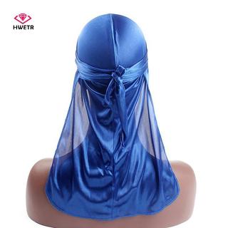 HWETR Unisex Nam Nữ Durag Mũ Mũ Mũ Lụa Cướp Biển Mũ Quấn Mũ