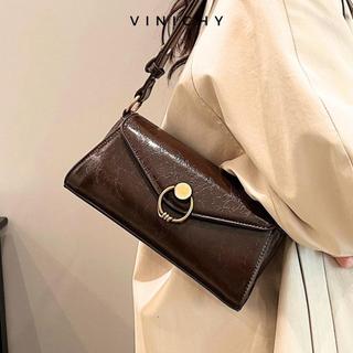 Túi xách nữ đeo chéo, đeo vai VINICHY size 24cm HA868