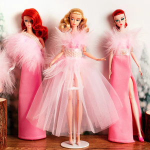 Supermodel Búp Bê Quần Áo Công Nghiệp Nặng Hồng Series 32cm Thân Thiện Với Môi Trường Thời Trang Đồ Chơi Hợp Thời Trang 0406